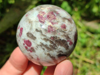 Polished Rubellite Pink Tourmaline Spheres x 6 From Ambatondrazaka, Madagascar
