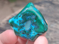 Polished Malacolla Free Forms x 35 From Kulukuluku, Congo