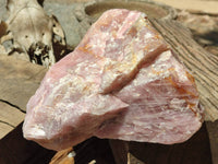 Natural XL Cobbed Rose Quartz Specimen x 1 From Northern Cape, South Africa