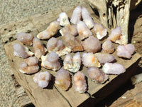 Natural Amethyst Spirit Crystals x 35 From Boekenhouthoek, South Africa