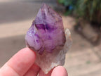 Natural Amethyst Window Quartz Crystals x 5 From Brandberg, Namibia