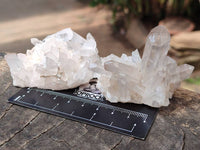 Natural Quartz Crystal Clusters x 25 From Madagascar