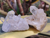 Natural Quartz Crystal Clusters x 25 From Madagascar