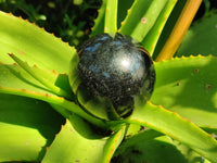 Polished Black Tourmaline Spheres x 4 From Madagascar