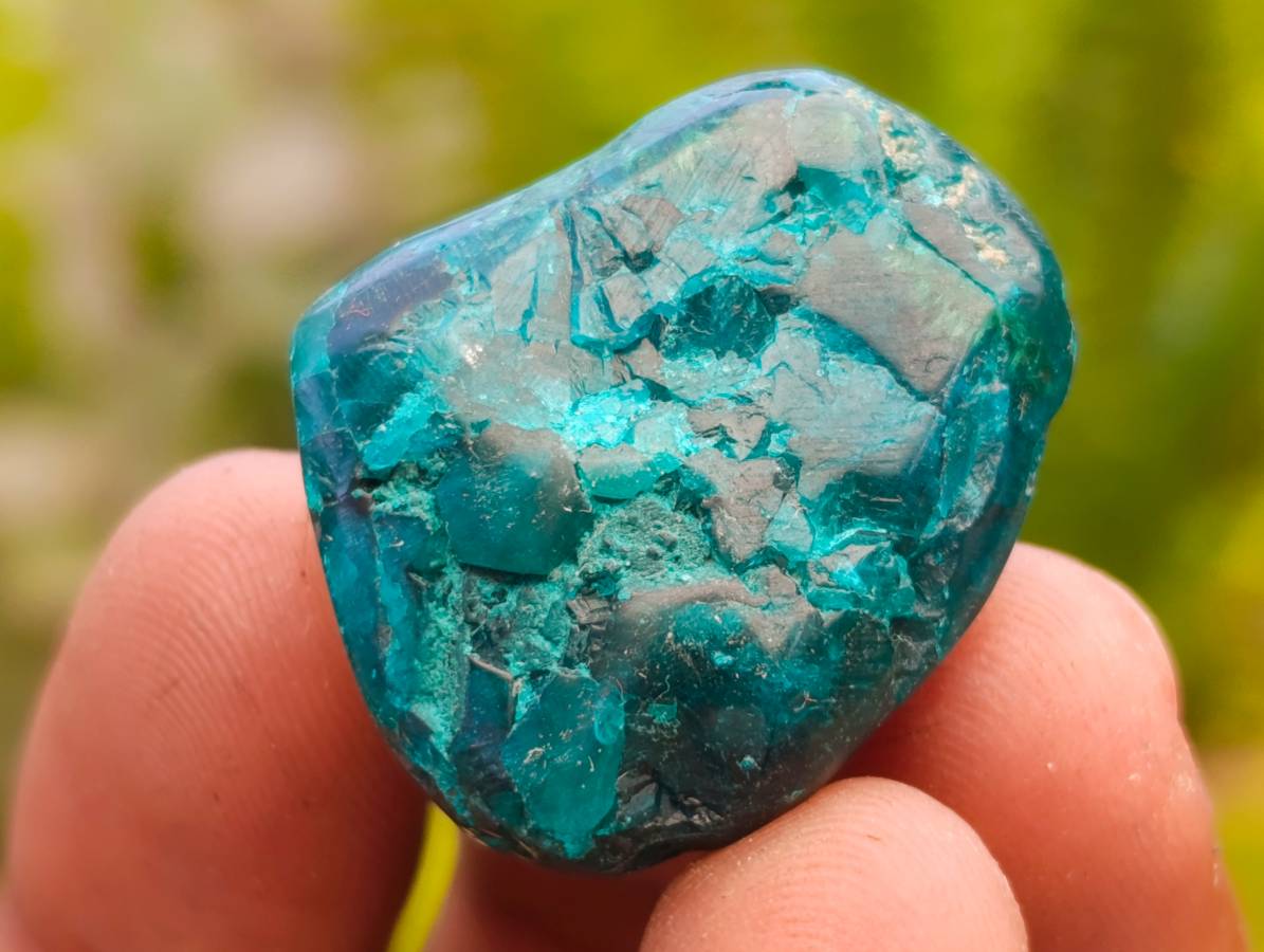 Polished Dioptase Free Forms x 20 From Likasi, Congo