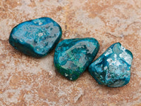 Polished Dioptase Free Forms x 20 From Likasi, Congo