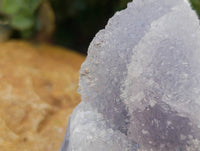 Natural Blue Lace Agate Geode Specimens x 12 From Nsanje, Malawi