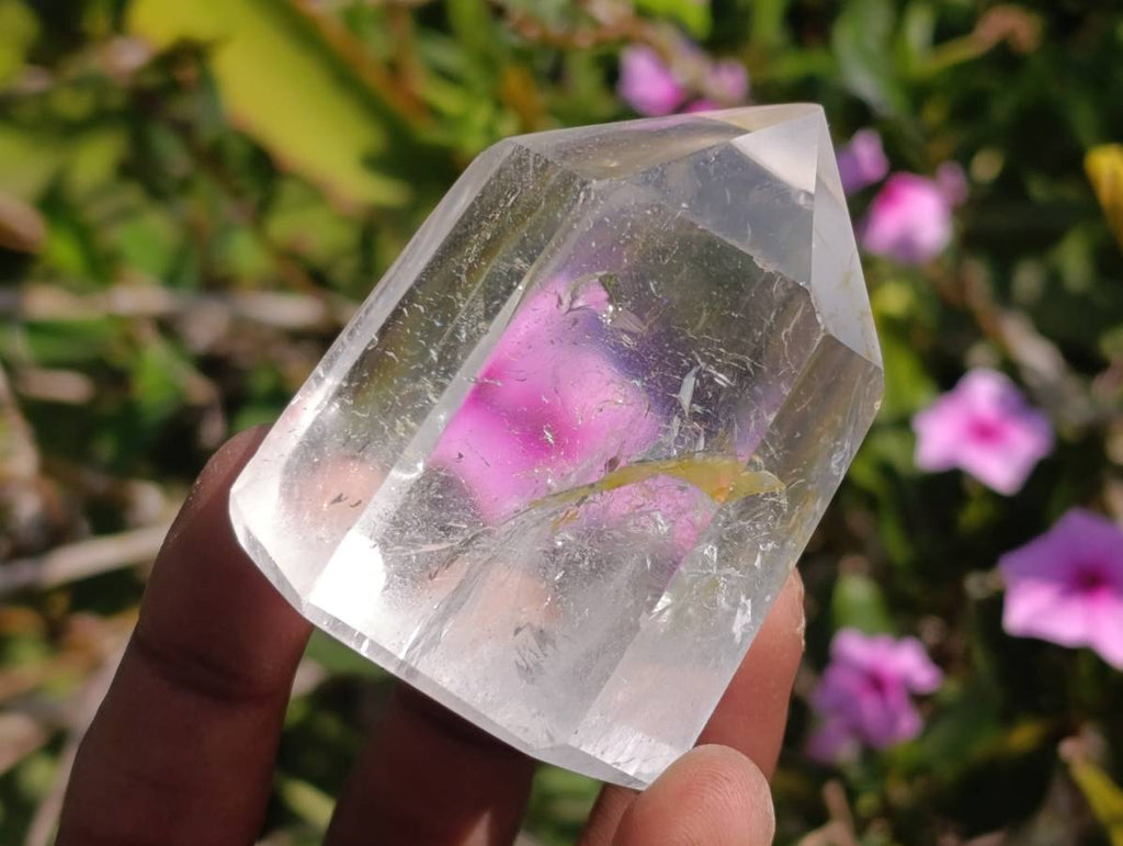 Polished Clear Quartz Crystals x 6 From Madagascar - Toprock Gemstones and Minerals 