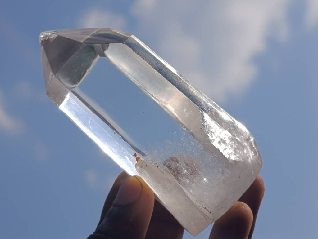 Polished Clear Quartz Crystals x 6 From Madagascar - Toprock Gemstones and Minerals 