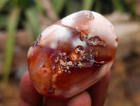 Polished Carnelian Agate Gemstone Galets x 20 From Madagascar