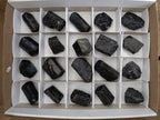 Natural Black Tourmaline Specimens x 20 From Zimbabwe