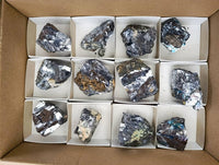 Natural Lead Galena Cobbed Specimens x 12 From Kaokoveld, Namibia