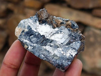 Natural Lead Galena Cobbed Specimens x 12 From Kaokoveld, Namibia