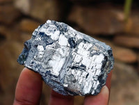 Natural Lead Galena Cobbed Specimens x 12 From Kaokoveld, Namibia