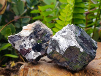 Natural Lead Galena Cobbed Specimens x 12 From Kaokoveld, Namibia
