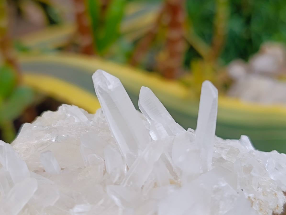 Natural Mixed Quartz Crystal Clusters x 4 From Madagascar