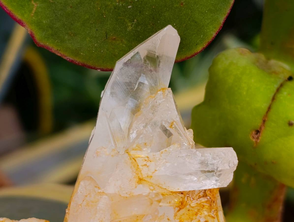 Natural Mixed Quartz Crystal Clusters x 4 From Madagascar