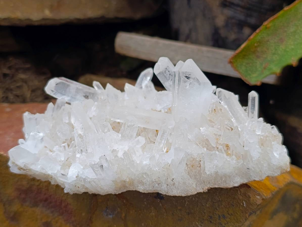 Natural Mixed Quartz Crystal Clusters x 4 From Madagascar