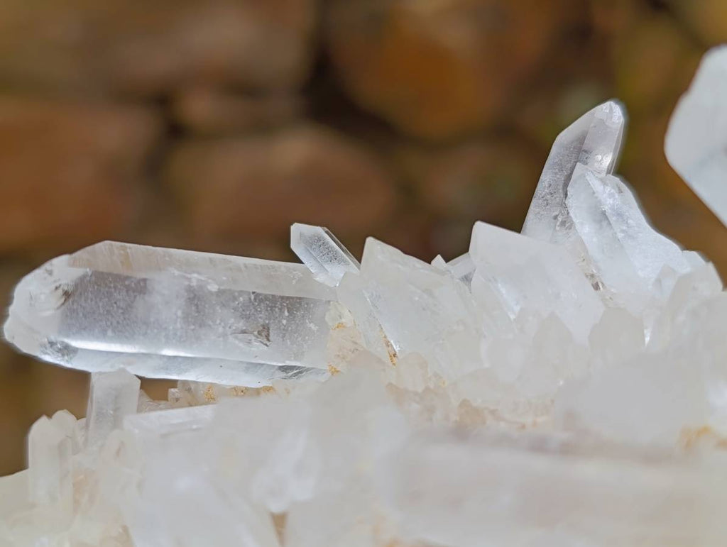 Natural Mixed Quartz Crystal Clusters x 4 From Madagascar