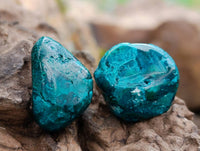 Polished Dioptase Free Forms x 35 From Likasi, Congo