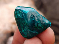 Polished Dioptase Free Forms x 35 From Likasi, Congo