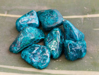 Polished Dioptase Free Forms x 35 From Likasi, Congo