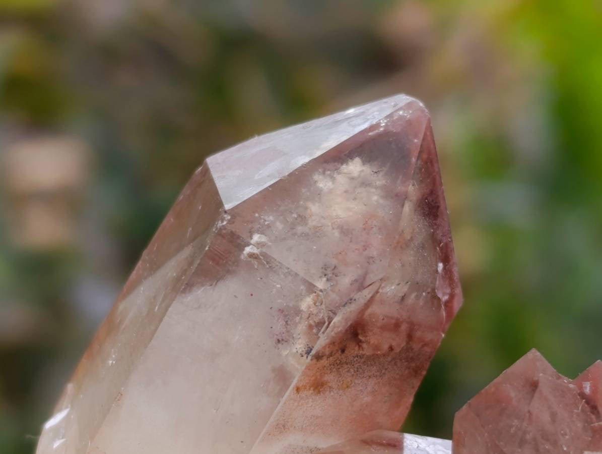Natural Red Hematoid Quartz Clusters x 6 From Karoi, Zimbabwe