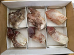 Natural Red Hematoid Quartz Clusters x 6 From Karoi, Zimbabwe