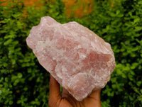 Natural Cobbed Rose Quartz Specimens x 2 From Northern Cape, South Africa