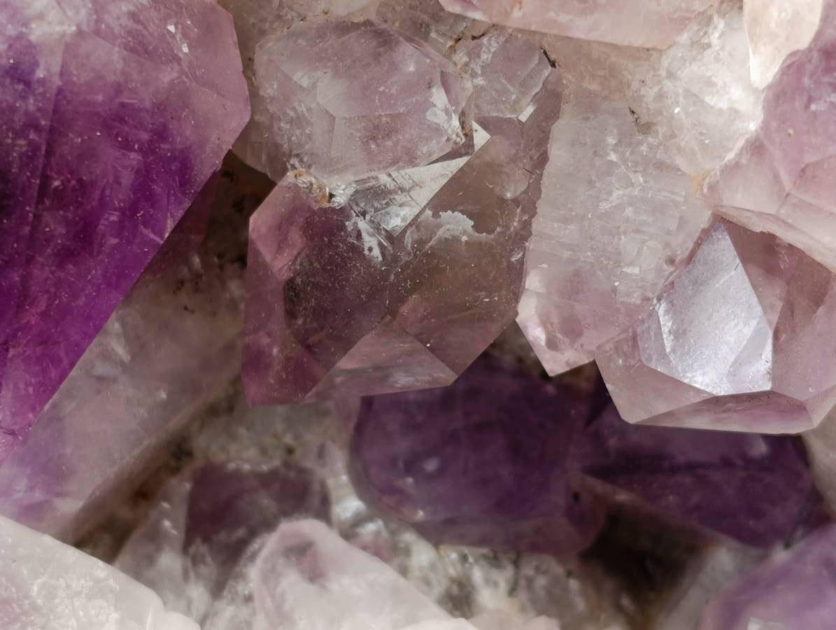 Natural XL Jacaranda Amethyst Quartz Crystal Cluster x 1 From Mumbwa, Zambia