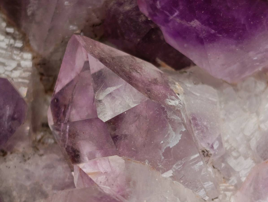 Natural XL Jacaranda Amethyst Quartz Crystal Cluster x 1 From Mumbwa, Zambia