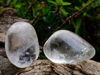Polished Clear Quartz Galets With Inclusions x 6 From Madagascar