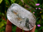 Polished Clear Quartz Galets With Inclusions x 6 From Madagascar