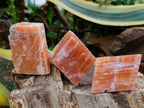 Natural Sunset Orange Calcite Specimens x 24 From Spitzkop, Namibia