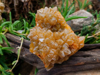 Natural Limonite Quartz Clusters x 6 From Solwezi, Zambia