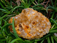 Natural Limonite Quartz Clusters x 6 From Solwezi, Zambia