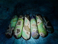 Polished Septerye Massage Wands x 6 From Mahajanga, Madagascar