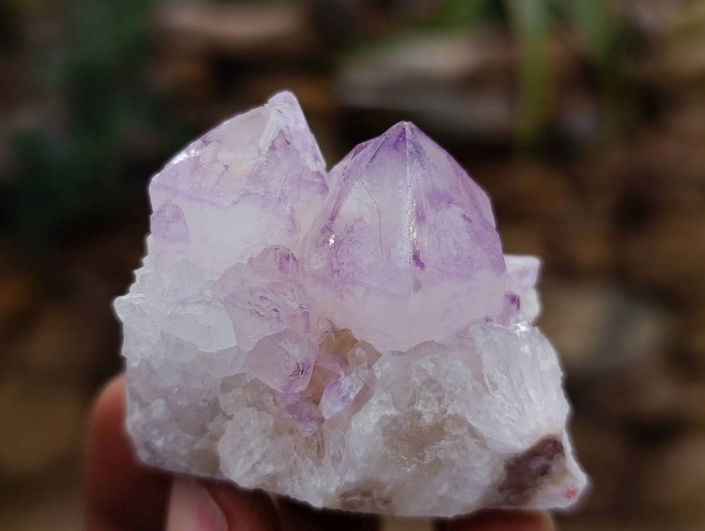 Natural Sunburst Amethyst Spirit Clusters x 20 From Boekenhouthoek, South Africa