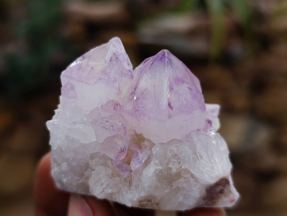 Natural Sunburst Amethyst Spirit Clusters x 20 From Boekenhouthoek, South Africa
