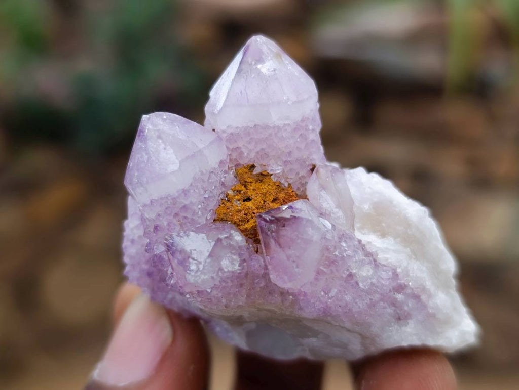 Natural Sunburst Amethyst Spirit Clusters x 20 From Boekenhouthoek, South Africa