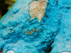 Natural Drusy Botryoidal Chrysocolla Specimens x 2 From Lupoto Mine, Congo