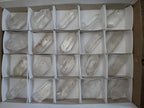 Polished Double Terminated Clear Quartz Crystals x 20 From Madagascar