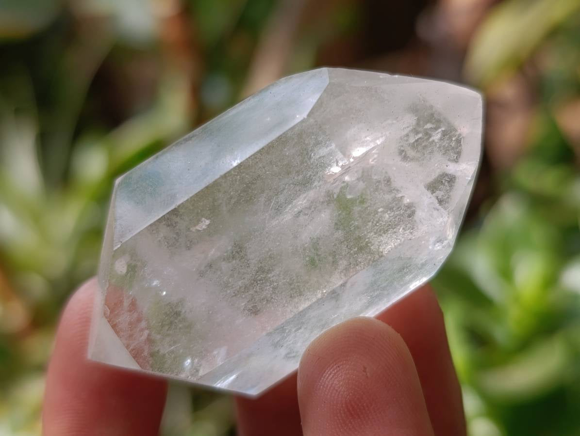Polished Double Terminated Clear Quartz Crystals x 20 From Madagascar