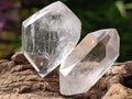 Polished Double Terminated Clear Quartz Crystals x 20 From Madagascar