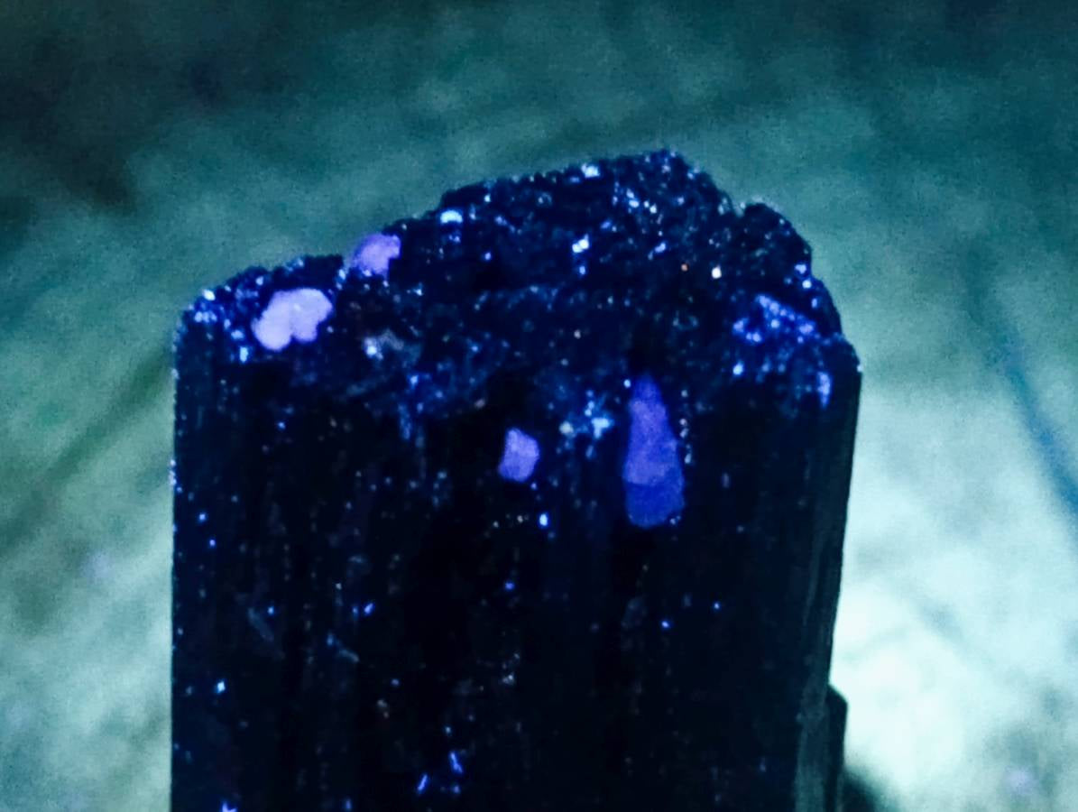 Natural Schorl Black Tourmaline With Smokey Quartz x 6 From Erongo, Namibia