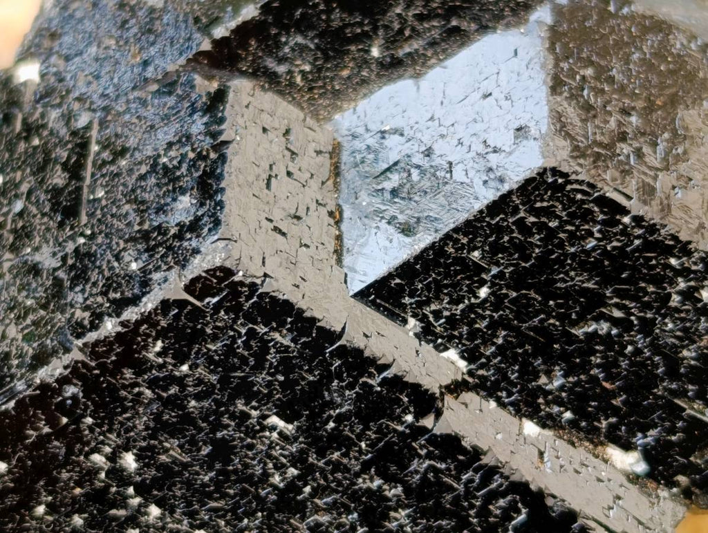 Natural Schorl Black Tourmaline With Smokey Quartz x 6 From Erongo, Namibia