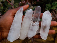 Natural Quartz Crystals x 12 From Madagascar