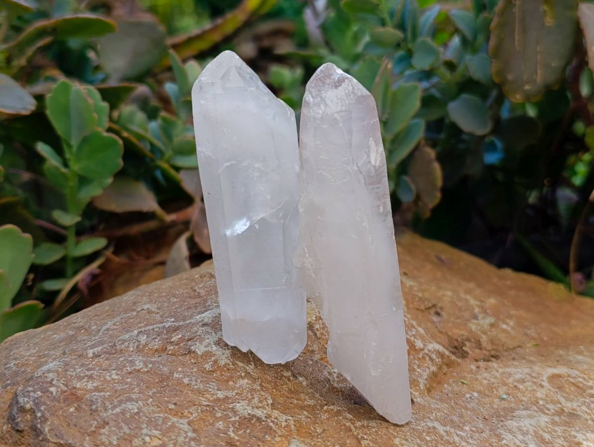 Natural Quartz Crystals x 12 From Madagascar - Toprock Gemstones and Minerals 