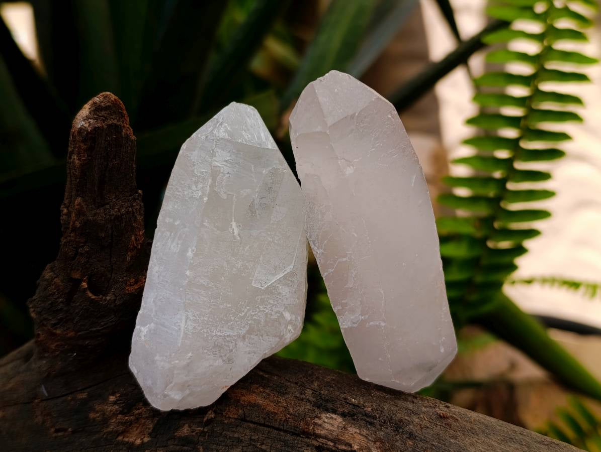 Natural Quartz Crystals x 12 From Madagascar - Toprock Gemstones and Minerals 