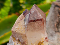 Natural Red Hematoid Quartz Clusters x 5 From Karoi, Zimbabwe
